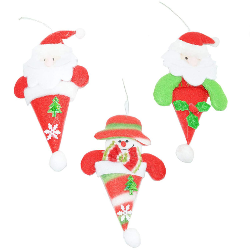 10cm PVC No Holiday Shaped Ornament