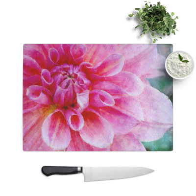 Flower in Blossom Painting Chopping Board