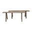 Lily's Living Vintage Noodle Bench, Weathered Natural Wood Finish -830513446