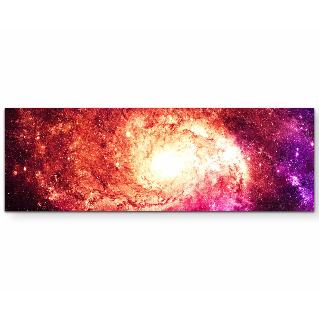 Leinwandbild Magenta Galaxie