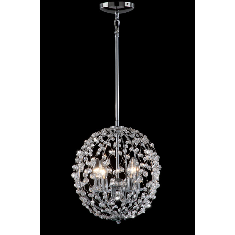 Luminaire suspendu sphère unique/à 4 lumières Kesgrave