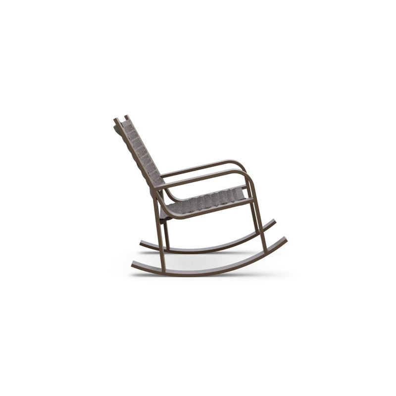 Cozumel Rocking Chair, Matte Bronze