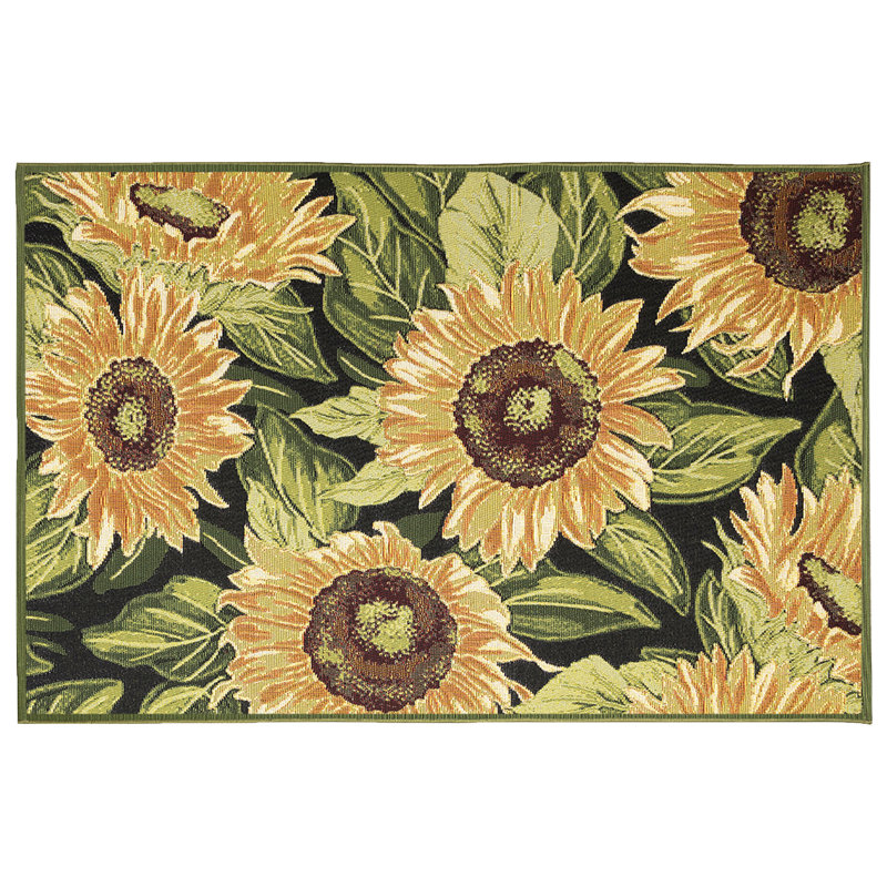 Tapis de cuisine Gemmenne, Rectangle 2 pi x 2 pi 10 po