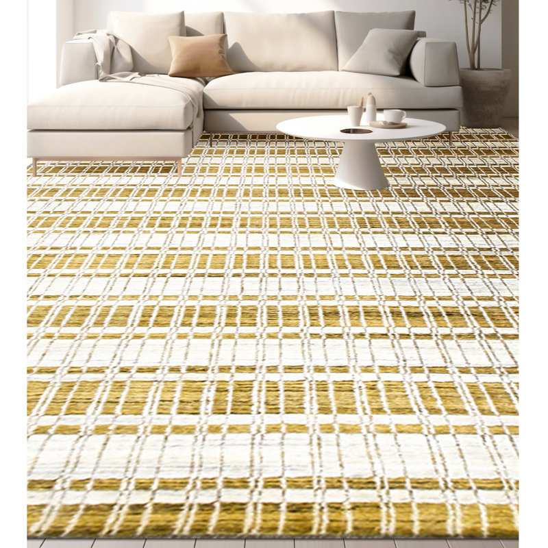 Nordic Wool Striped Area Rug, Rectangle 6' x 9'