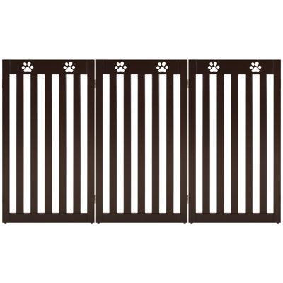 Madera Wood Free Standing Pet Gate