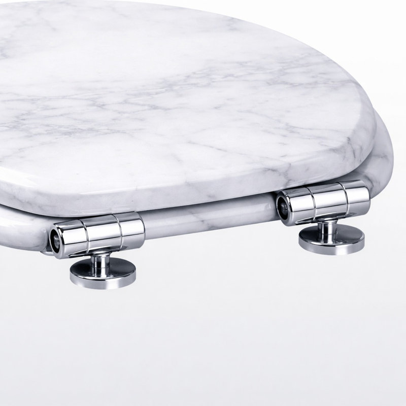Marble Z Toilet Seat White