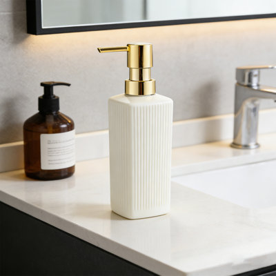 Water Bottle Glass Soap Dispenser Refillable Pump Bottle Luxurys Hand Wash Bottle For Kitchen Bathroom Shampoo Lotion Dispenser
