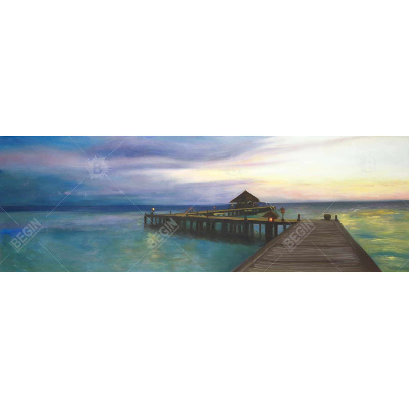 «Boardwalk With Sunset» sur