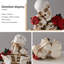 Figurines gothiques de couple de squelettes