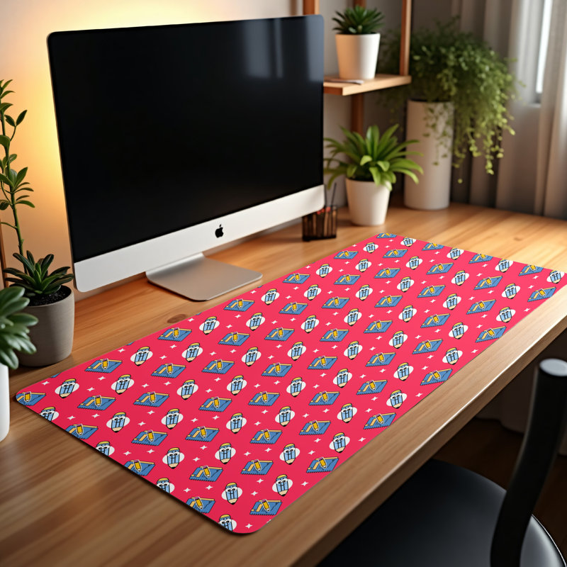 Polyester Desk Pad, 31.5x15.5
