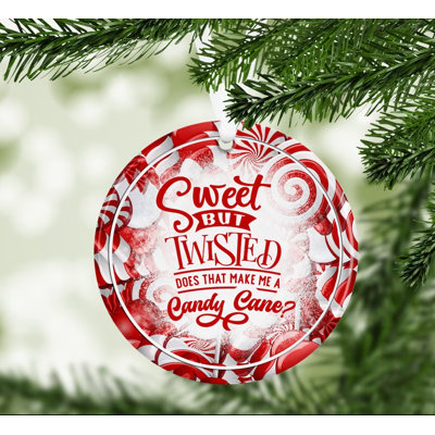 2.8'' Porcelain Holiday Shaped Ornament