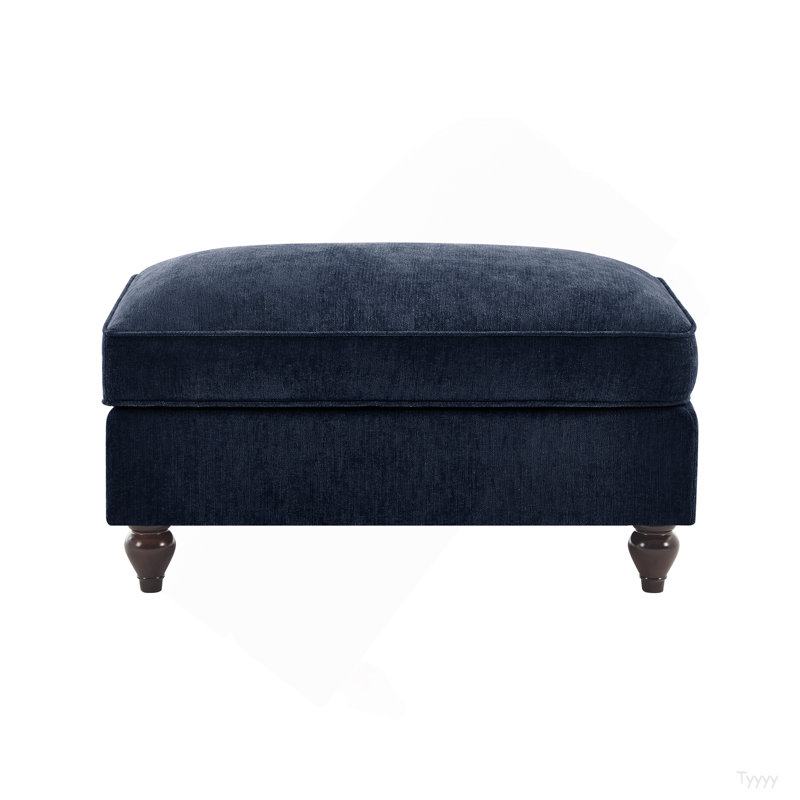 Repose-pieds en chenille - bleu, Bleu