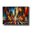  «Urban Abstract 5» par Rey Klimt, art mural sur toile, 26 po x 18 po