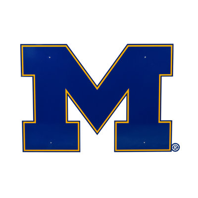 University Of Michigan Layered Metal Wall Art