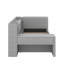 Lit de jour simple tapissier avec tiroirs, tablettes, armoires rabattables et table d'appoint-1860326451