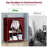 Wardrobe Closet Storage with 3 Hanging Rods, Portable Closet Organizers and Storage, Clothes Rack Shelf Garment Cabinet, Tool Free Assembly-299868656