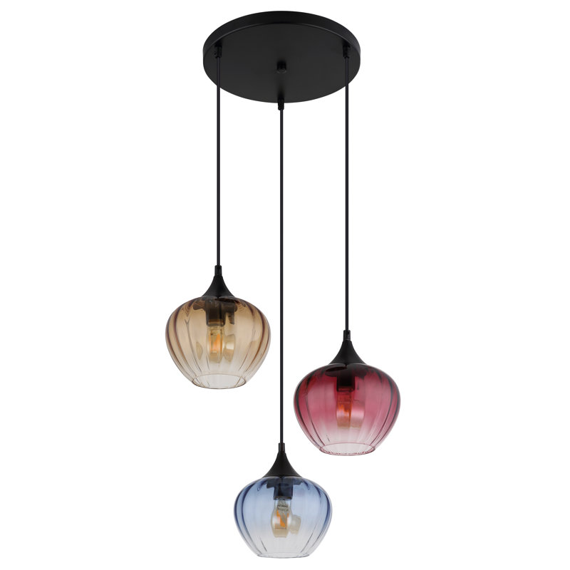 Cyanni 3 - Light Matte Black Pendant