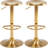 Juddson Adjustable Bar Stools Set of 2, Swivel Round Metal Airlift Barstools, Backless Counter Height Bar Chairs for Kitchen Dining Room Pub Cafe-593795848-638905800