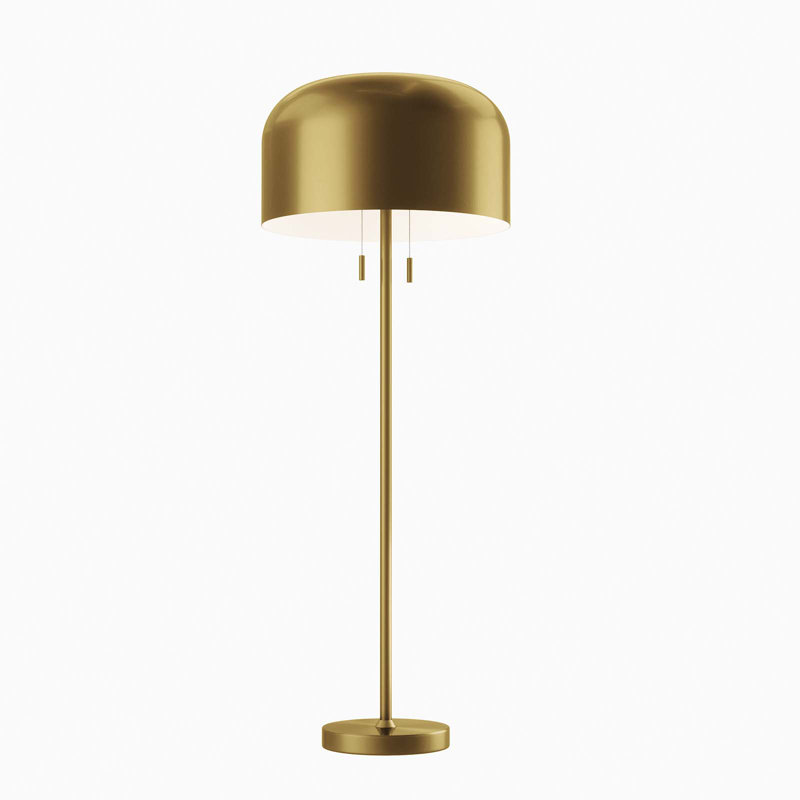 Lampe sur pied Avenue par Modway, Laiton satiné