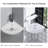 clihome 18 " Ceramic Specialty Bathroom Sink and Overflow Hole