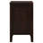 Garrett Cappuccino 2-Drawer Rectangular Nightstand