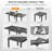 Aluminum Expandable Patio Dining Table