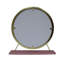 Miroir de coiffeuse et tabouret en fausse fourrure Adao-1704661622
