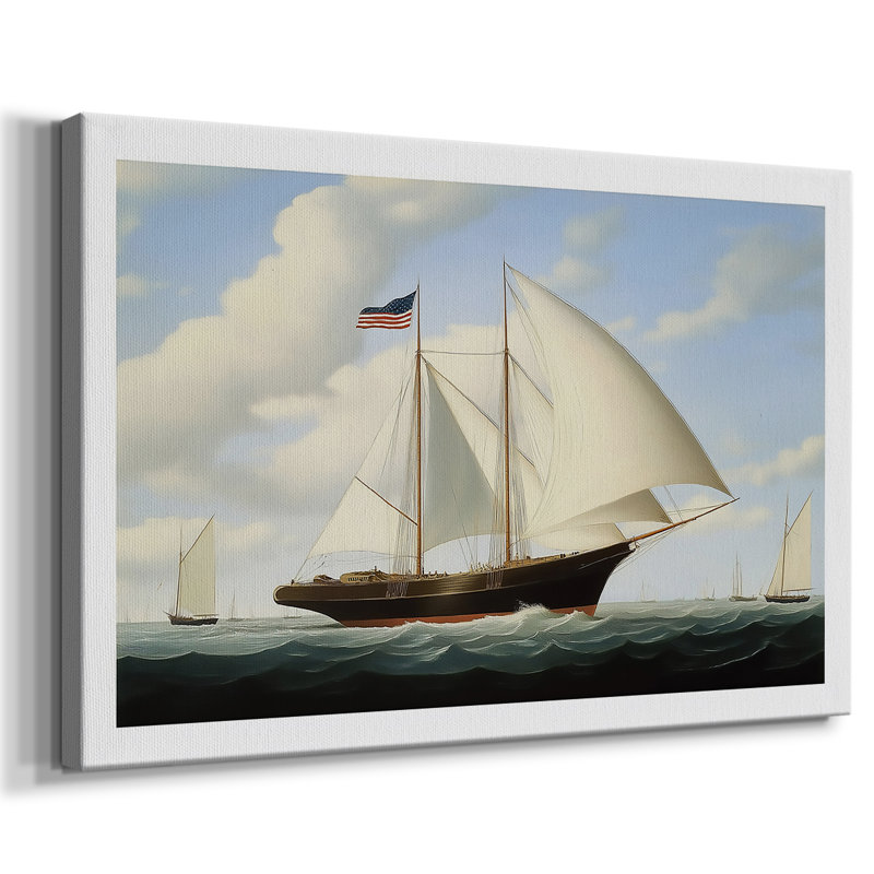 Série Nautical-CLI - Cavas enveloppés de galerie, 32 x 48