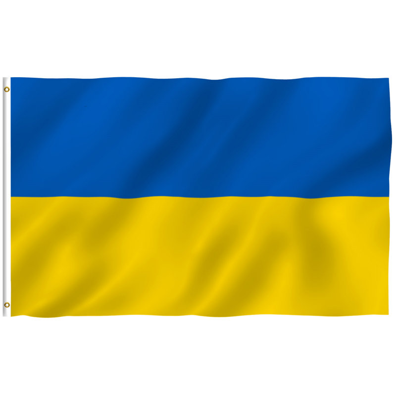 Drapeau de l'Ukraine 36 po x 60 po Polyester