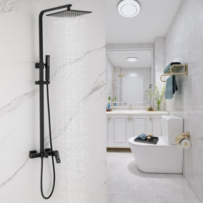 Système de douche complet avec valve brute