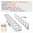 VEVOR Aluminum 78'' L Threshold Ramp