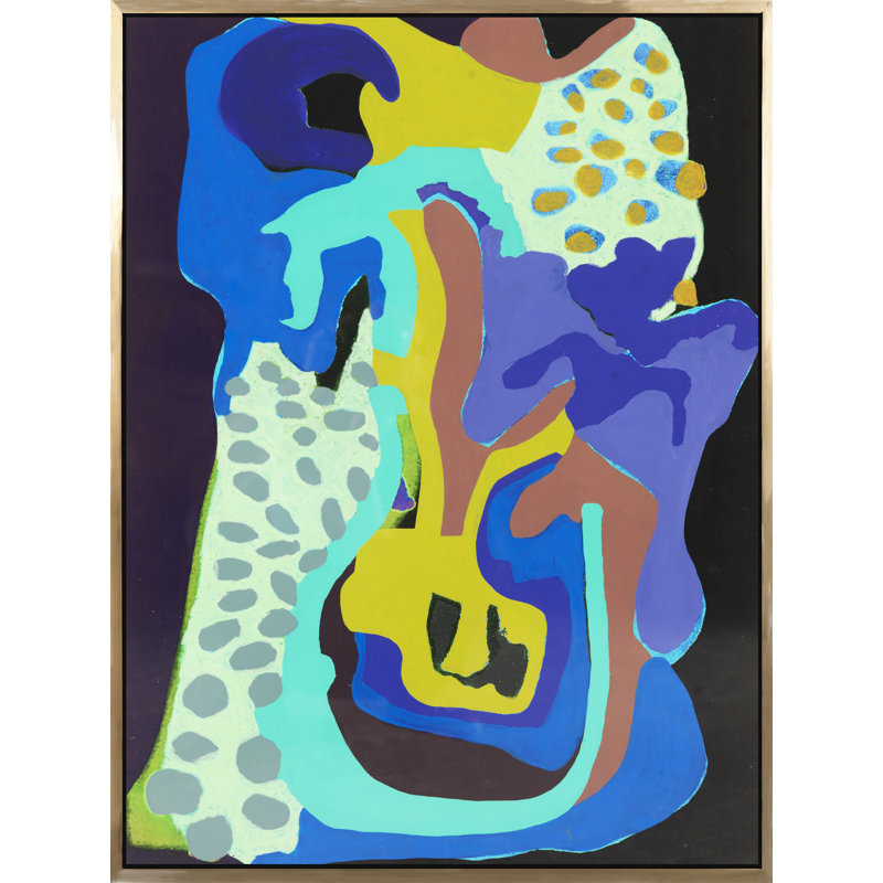 Polka Dot Floral I Painting