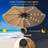 Kaysin 108'' Lighted Beach Umbrella