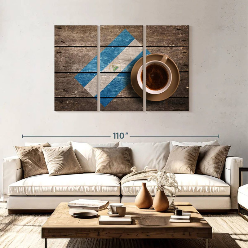 Nicaraguan Coffee, 48" H x 74" W