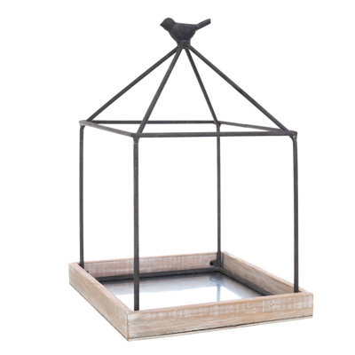 Lanterne de table en bois