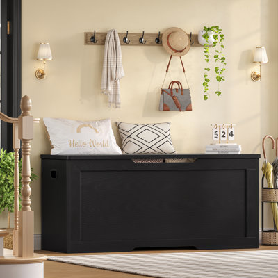 Bambina Woven Rattan Storage Chest with Safety Hinge
