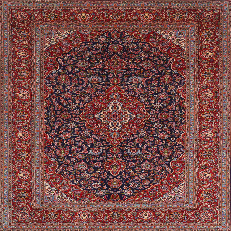 Gurpreet Oriental Indoor Rug, Square 4'