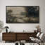 «Moody Dark Green Forest», art mural paysage rustique, impression numérique sur toile, art numérique-111653287-111653286