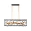 Lustre pour îlot de cuisine 8 lumières