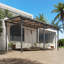 14 Ft. W X 10 Ft. D Metal Pergola With Canopy