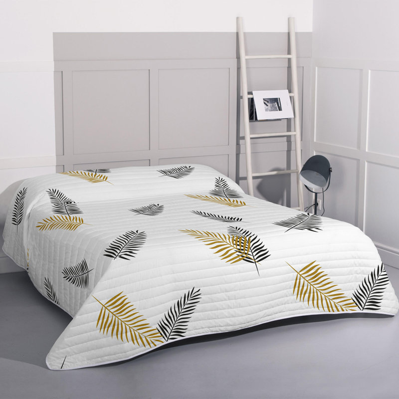 Burkburnett Cotton Floral Bedspread, 180 x 260 cm