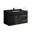 Ensemble de meuble-lavabo flottant 36 po Sanes