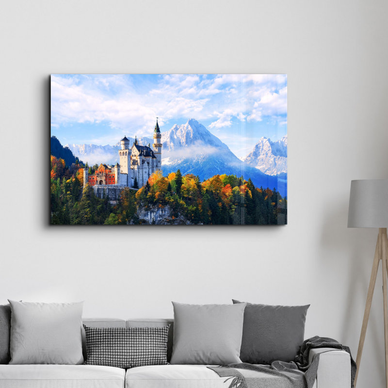 Peinture murale élégante en verre trempé | 100% verre trempé, épaisseur: 0,16 pouce | Imprimé UV pour des couleurs éclatantes et une durabilité | Parfait pour la décoration intérieure et l'esthétique moderne