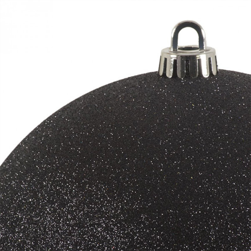 Xmas Bauble, 20cm H x 20cm W, Black
