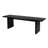 Soleil 64 In. W Wood Bench, Black-2112004133