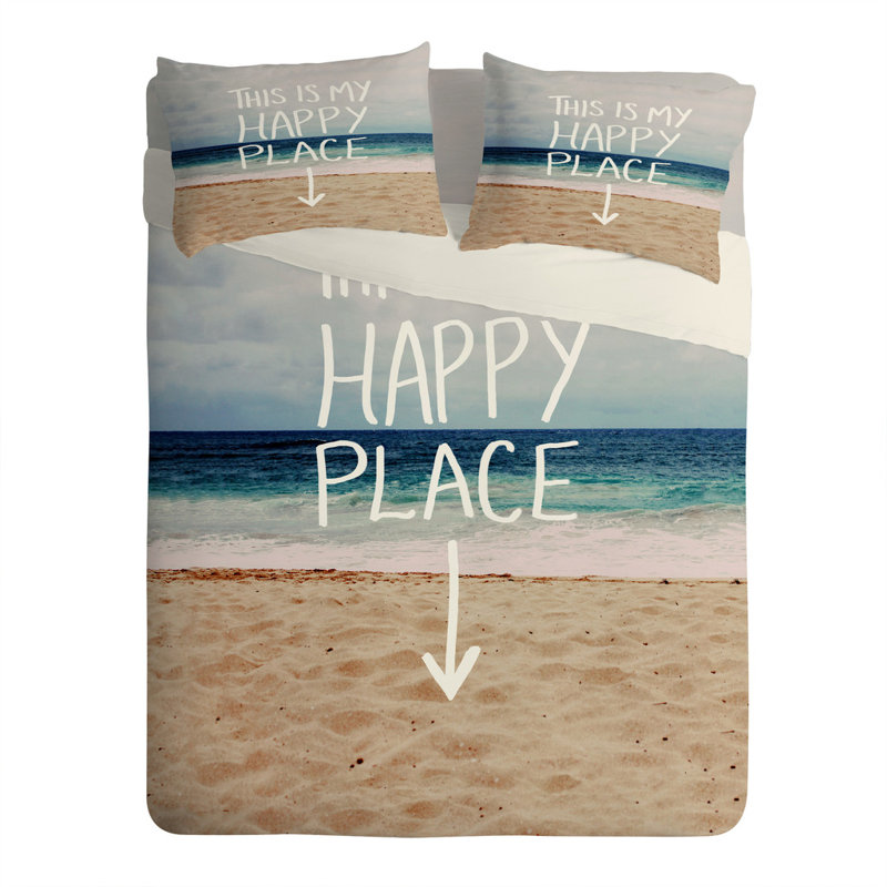 Taie d'oreiller Happy Place X Beach, Très grand