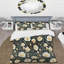 Ensemble de housse de couette ivoire à motif floral bohème chic-2119390120