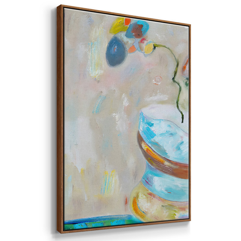 «Play Time», reproduction sur toile 3 pièces, H 40 po x l 78 po x P 2 po, Cadre blanc