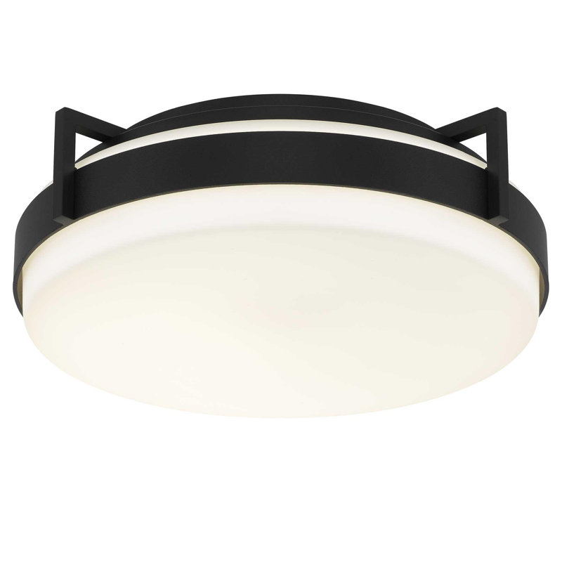 Plafonnier encastré 12 po à DEL intégré, H 4,5 po x l 12 po x P 12 po