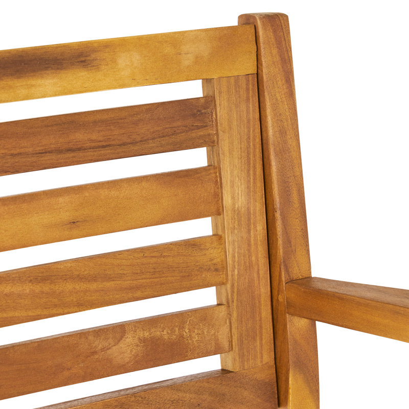 Cadre d'extérieur en bois 2 pièces, structure, sièges rembourrés, hauteur de 45,75 pouces, option brun 2 pièces, coussin confortable, solide pour les dégâts, gris